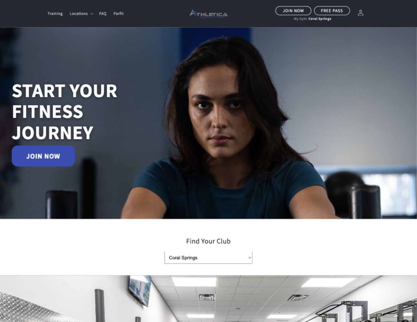 Athletica Health and Fitness case study visual 2
